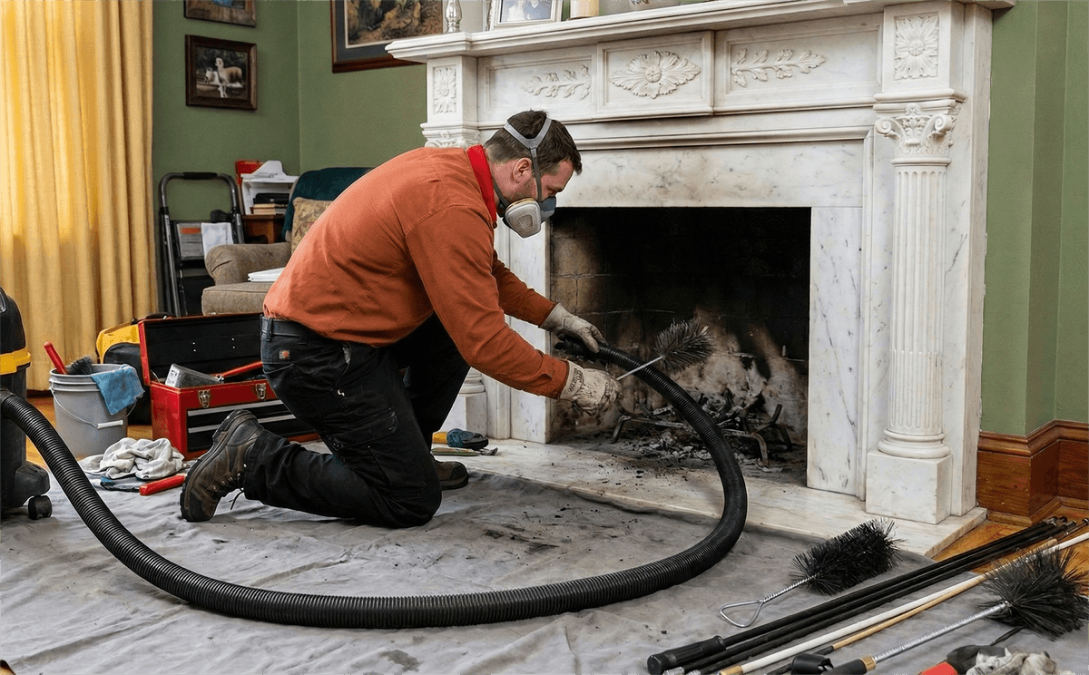 Chimney Savvy chimney services work photo 5 - Professional chimney cleaning and repair in Cleveland, Ohio