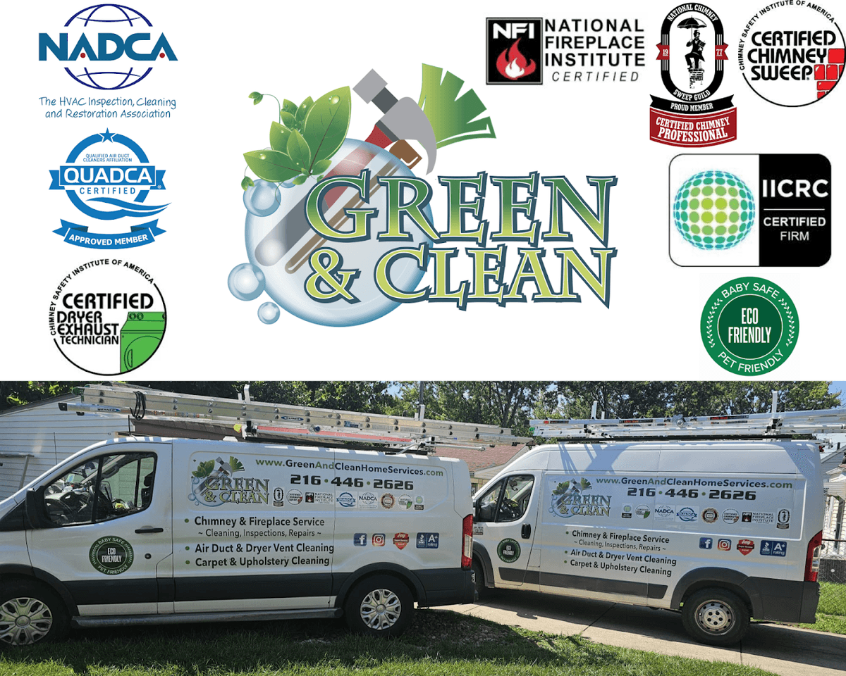 Green and Clean Home Services - Professional chimney cleaning, inspection and repair services in Mentor-On-The-Lake, Ohio