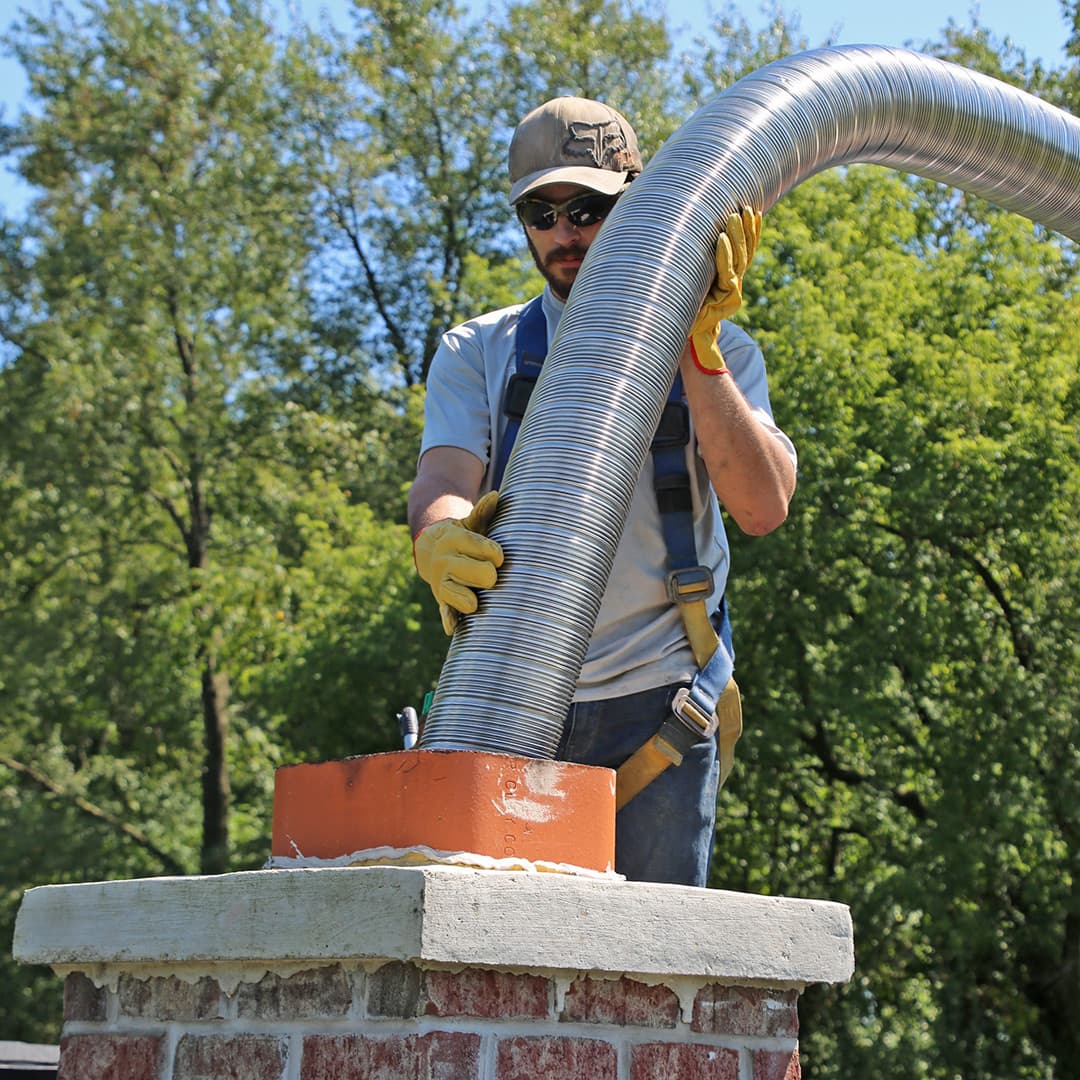 Chimney Specialists Inc chimney services work photo 5 - Professional chimney cleaning and repair in Highland, Wisconsin