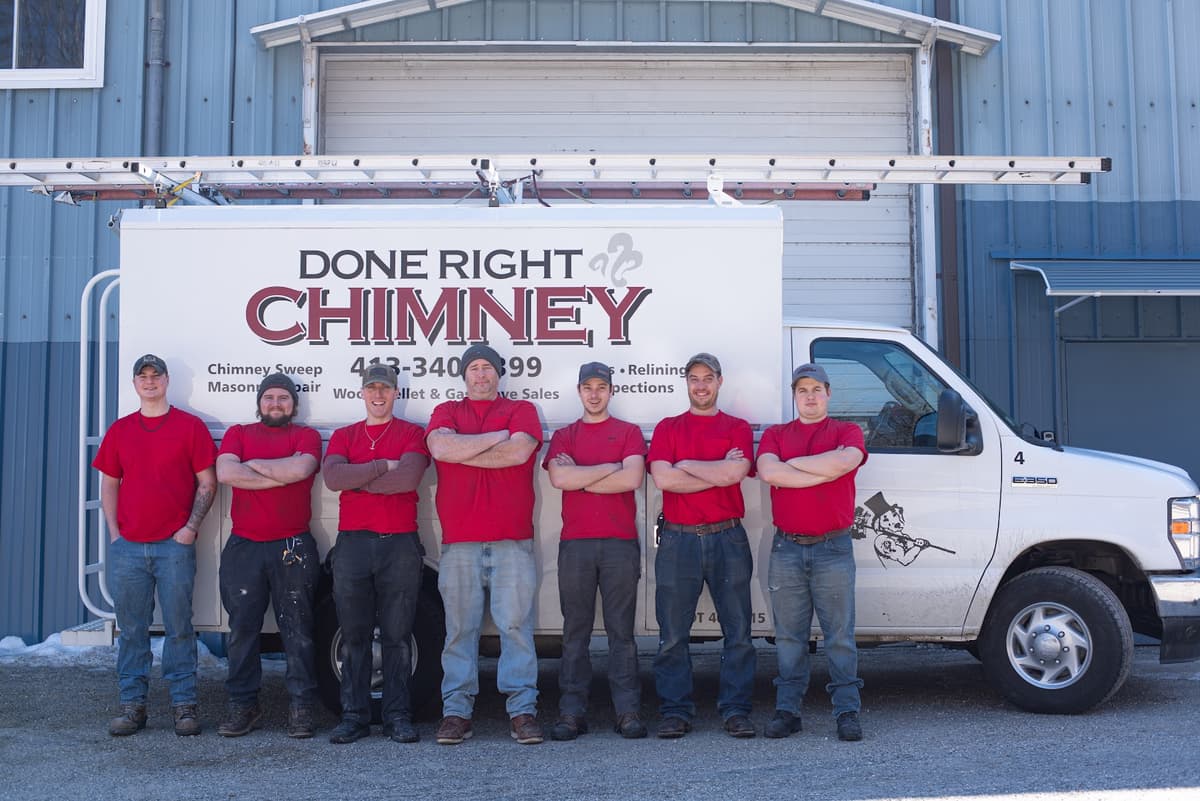 Done Right Chimney Inc. - Professional chimney cleaning, inspection and repair services in Haydenville, Massachusetts