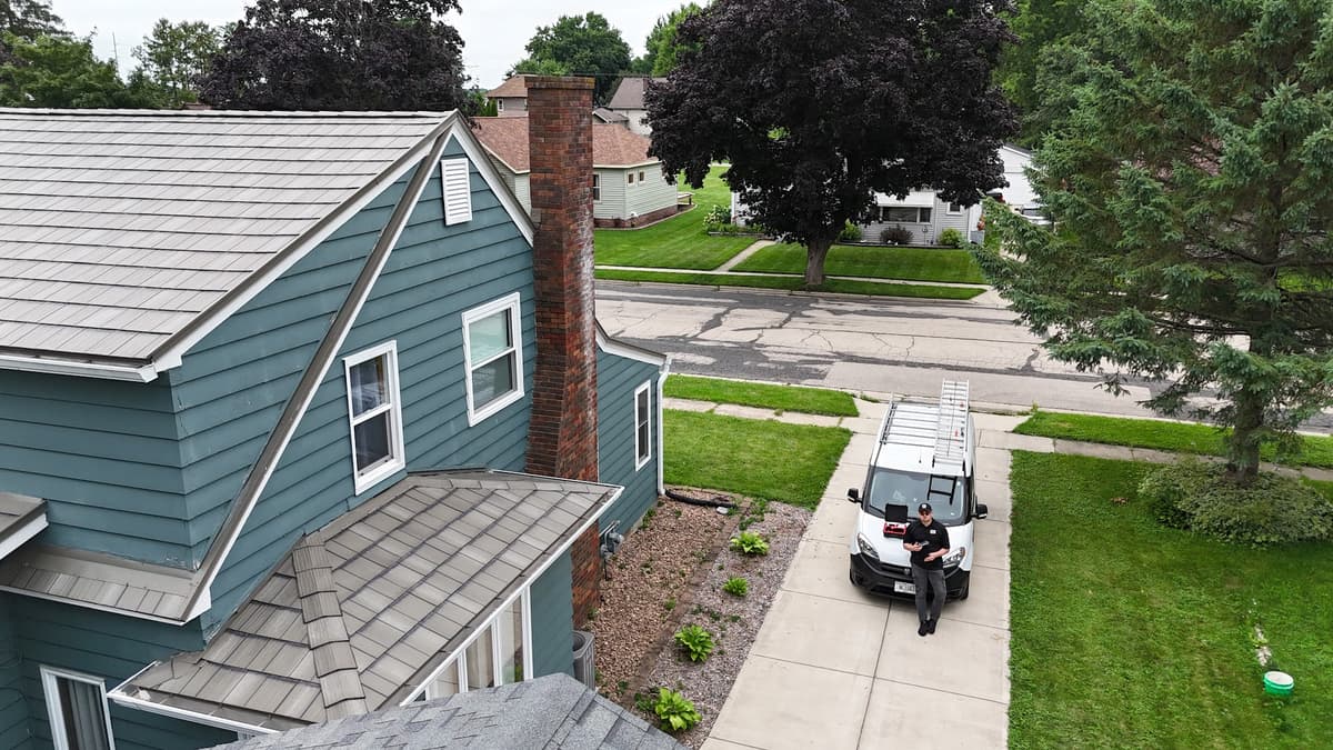 Hansen and Sons Chimney & Fireplace, LLC chimney services work photo 5 - Professional chimney cleaning and repair in Monona, Wisconsin