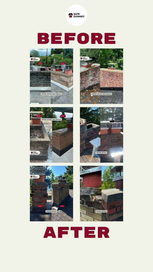 Safe Chimney Inc chimney services work photo 5 - Professional chimney cleaning and repair in Marysville, Washington