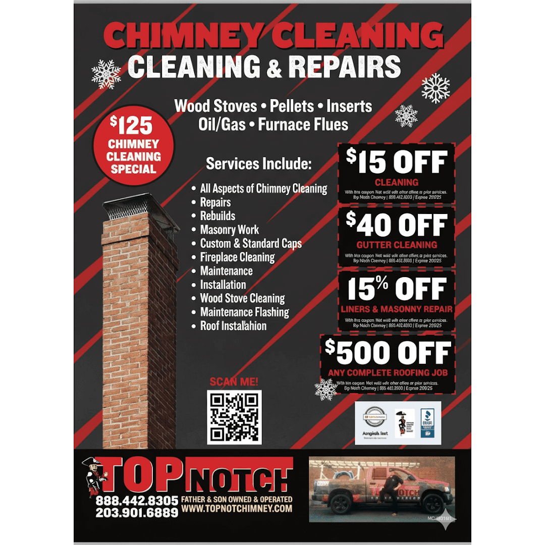Top Notch Chimney chimney services work photo 5 - Professional chimney cleaning and repair in New Britain, Massachusetts