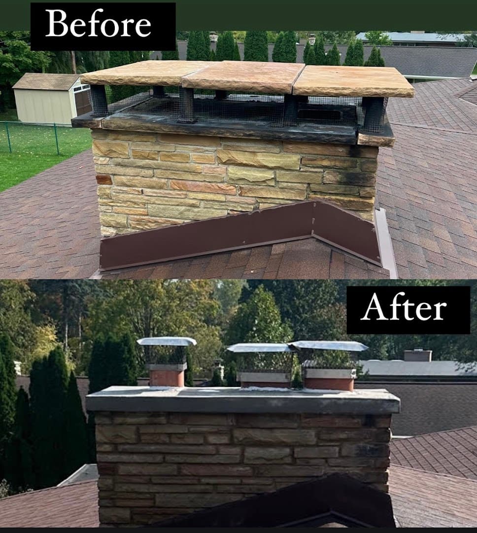 North Shore Chimney & Fireplace chimney services work photo 6 - Professional chimney cleaning and repair in Milwaukee, Massachusetts