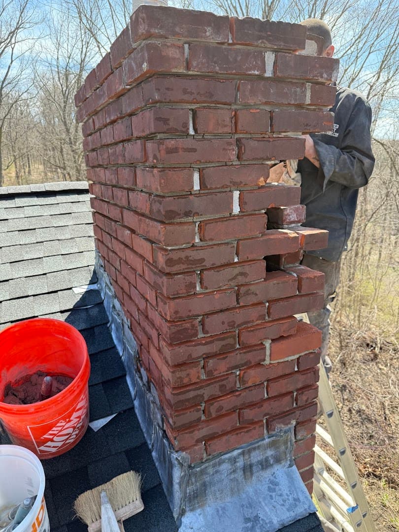 Certified Chimney Inspections chimney services work photo 5 - Professional chimney cleaning and repair in North Smithfield, Massachusetts