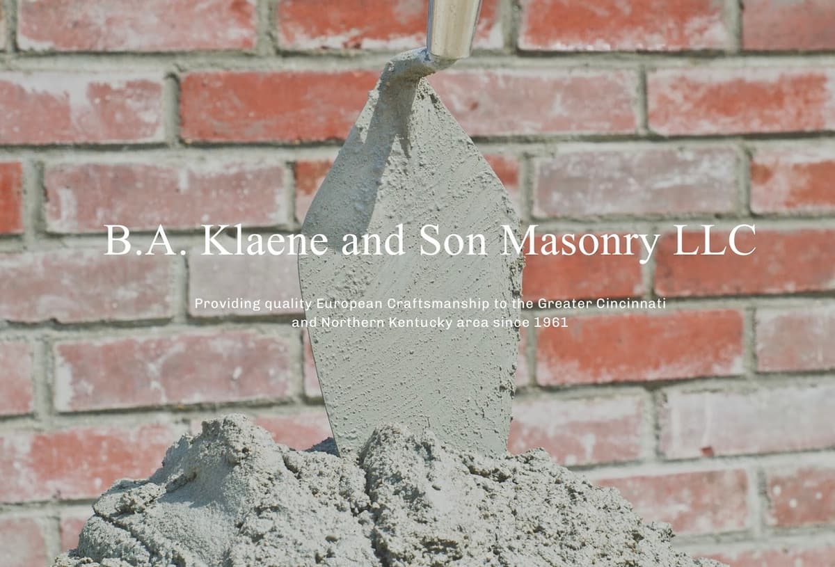 B.A. Klaene & Son Masonry LLC - Professional chimney cleaning, inspection and repair services in Cincinnati, Ohio