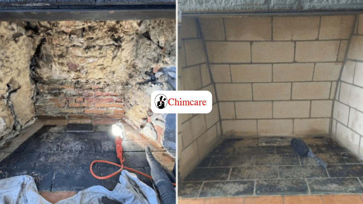 Chimcare chimney services work photo 6 - Professional chimney cleaning and repair in Winfield, Illinois