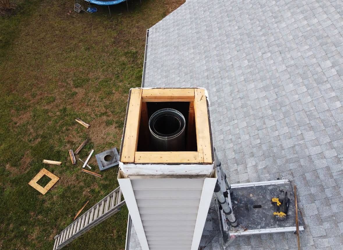 Ron Duct & Chimney Specialist chimney services work photo 5 - Professional chimney cleaning and repair in Norwood, Massachusetts