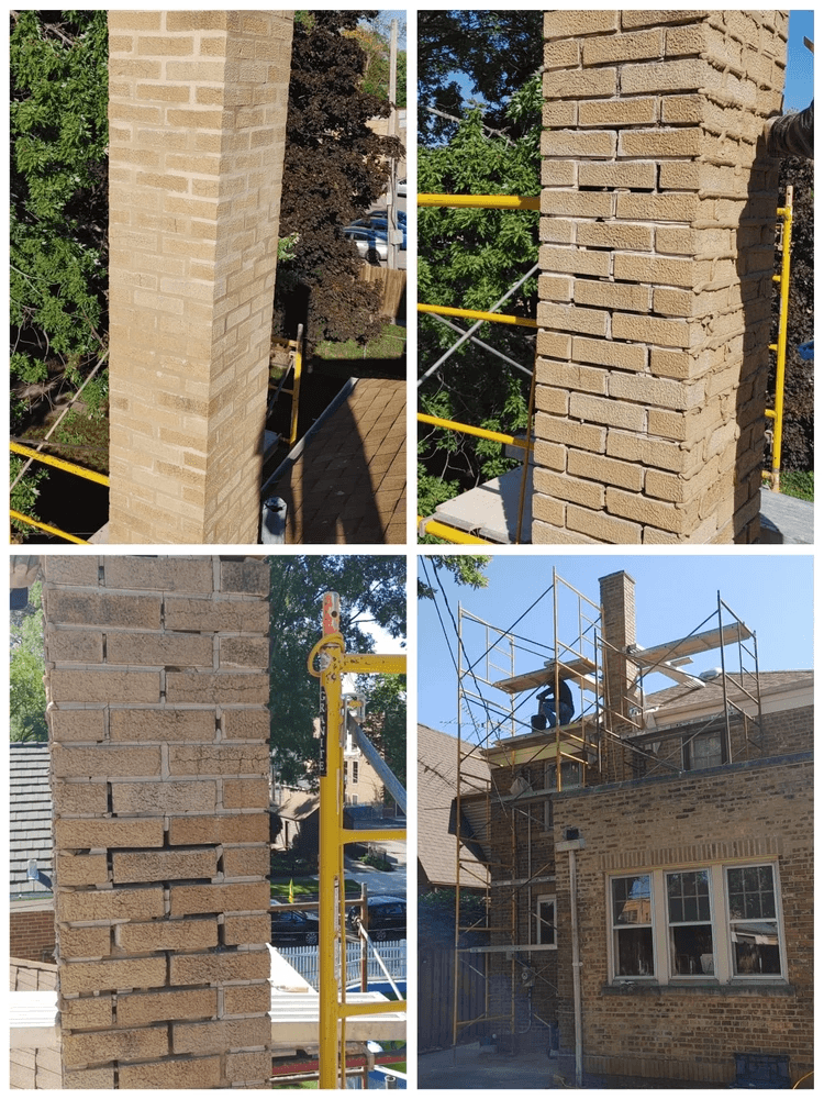 ZA Masonry Company chimney services work photo 6 - Professional chimney cleaning and repair in Tinley Park, Illinois