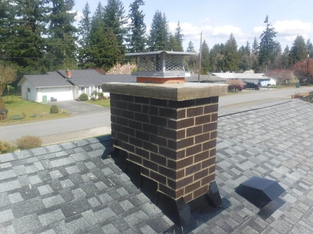 Powers Chimney & Masonry chimney services work photo 5 - Professional chimney cleaning and repair in Stanwood, Washington
