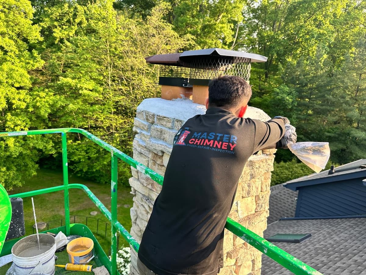 Master Chimney LLC chimney services work photo 6 - Professional chimney cleaning and repair in Columbus, Ohio