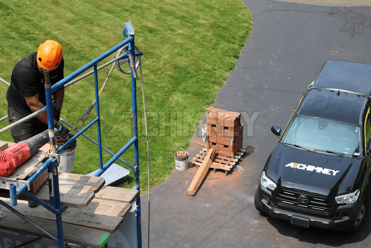 A1 Chimney chimney services work photo 5 - Professional chimney cleaning and repair in Boston, Massachusetts