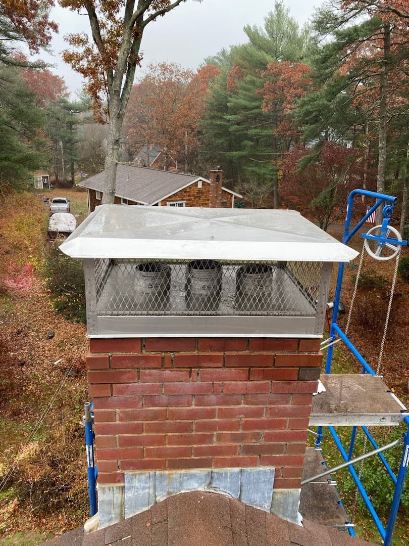 Flues Brothers Chimney Sweeps chimney services work photo 5 - Professional chimney cleaning and repair in Plymouth, Massachusetts