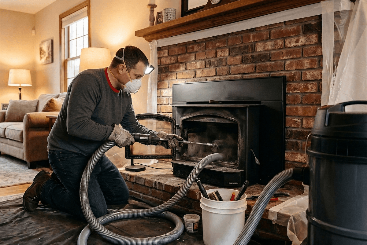 Ironclad Chimney chimney services work photo 5 - Professional chimney cleaning and repair in Sacramento, California
