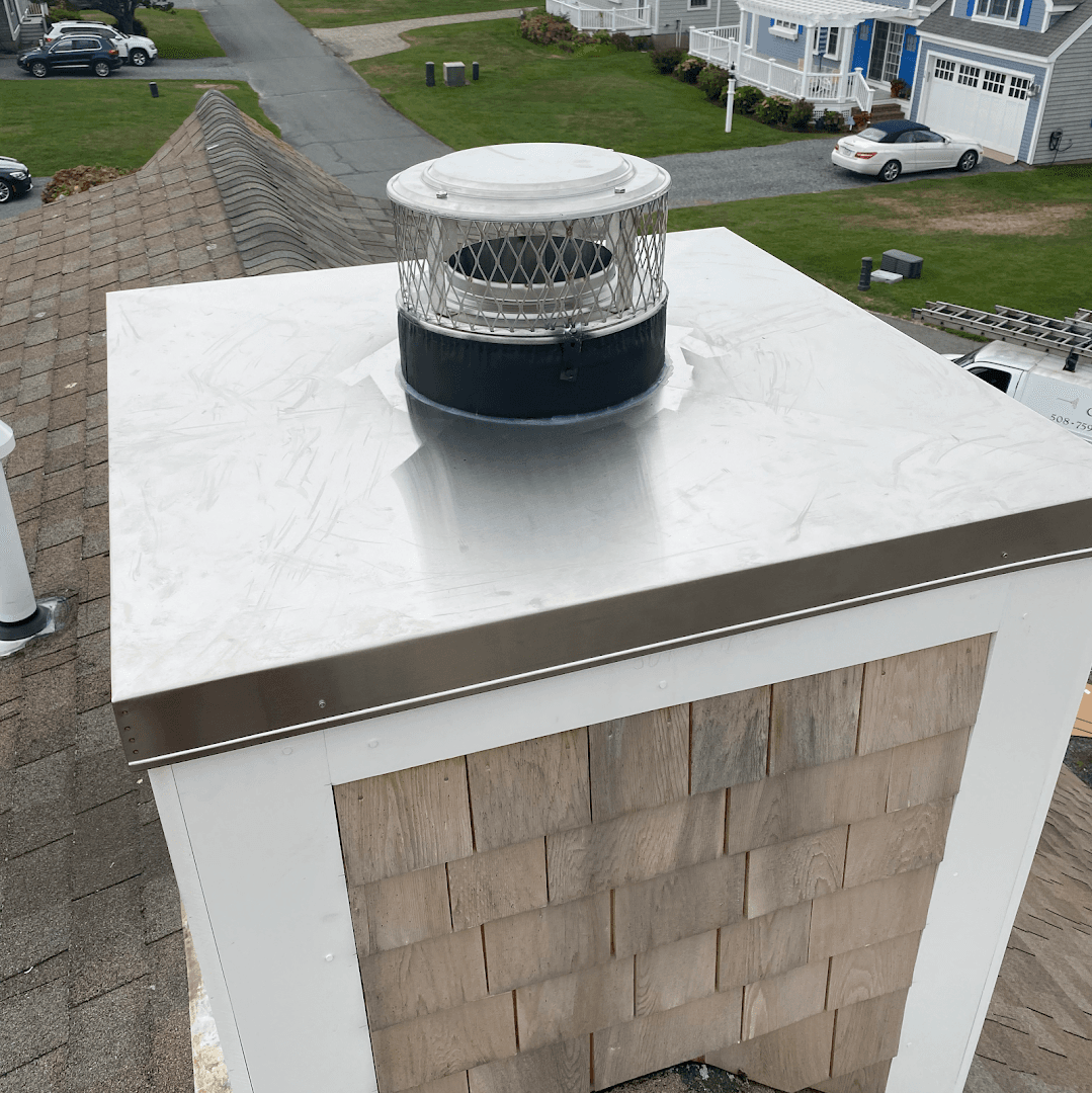 Old Tyme Chimney Sweep Inc. chimney services work photo 5 - Professional chimney cleaning and repair in Plymouth, Massachusetts