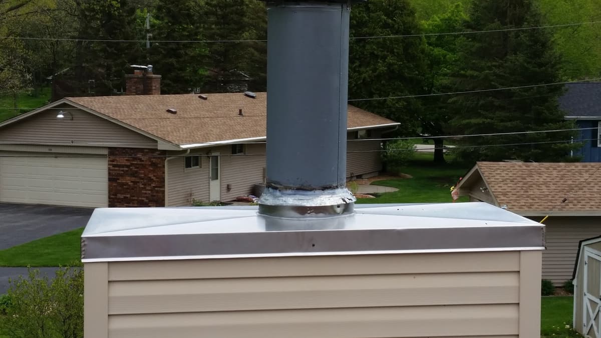 Affordable Advantage Chimney Service chimney services work photo 5 - Professional chimney cleaning and repair in Spring Grove, Illinois