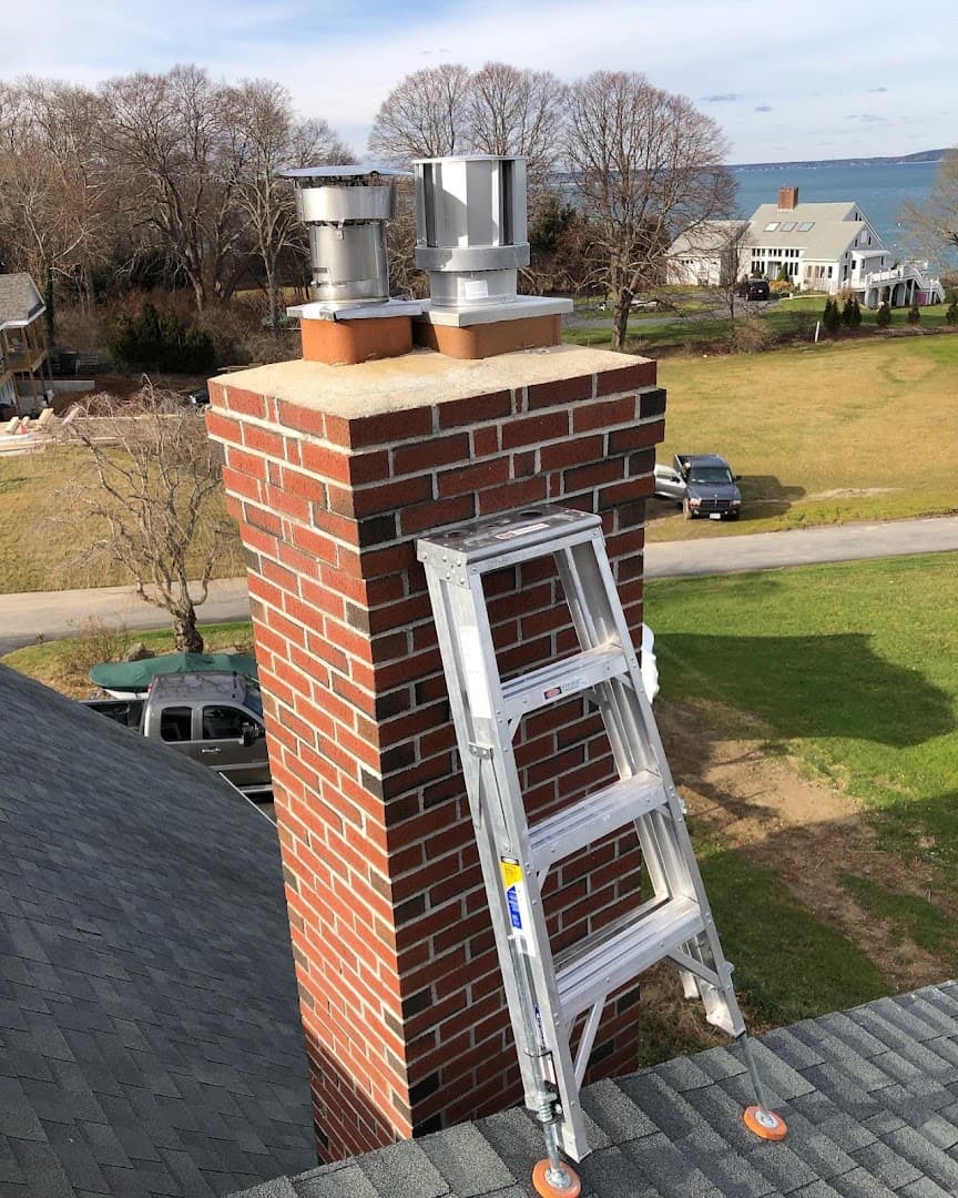 Plymouth Fireplace and Energy Solutions chimney services work photo 6 - Professional chimney cleaning and repair in Plymouth, Massachusetts