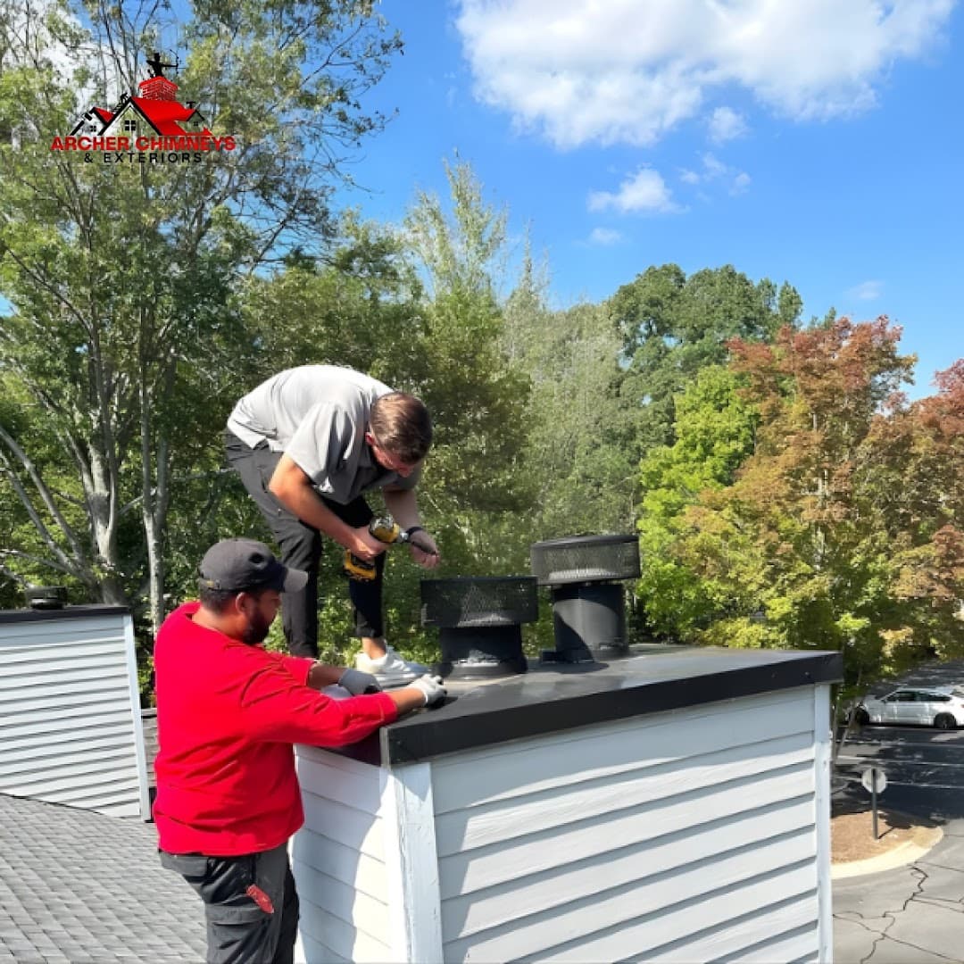Archer Chimneys & Exteriors chimney services work photo 6 - Professional chimney cleaning and repair in Marietta, Georgia
