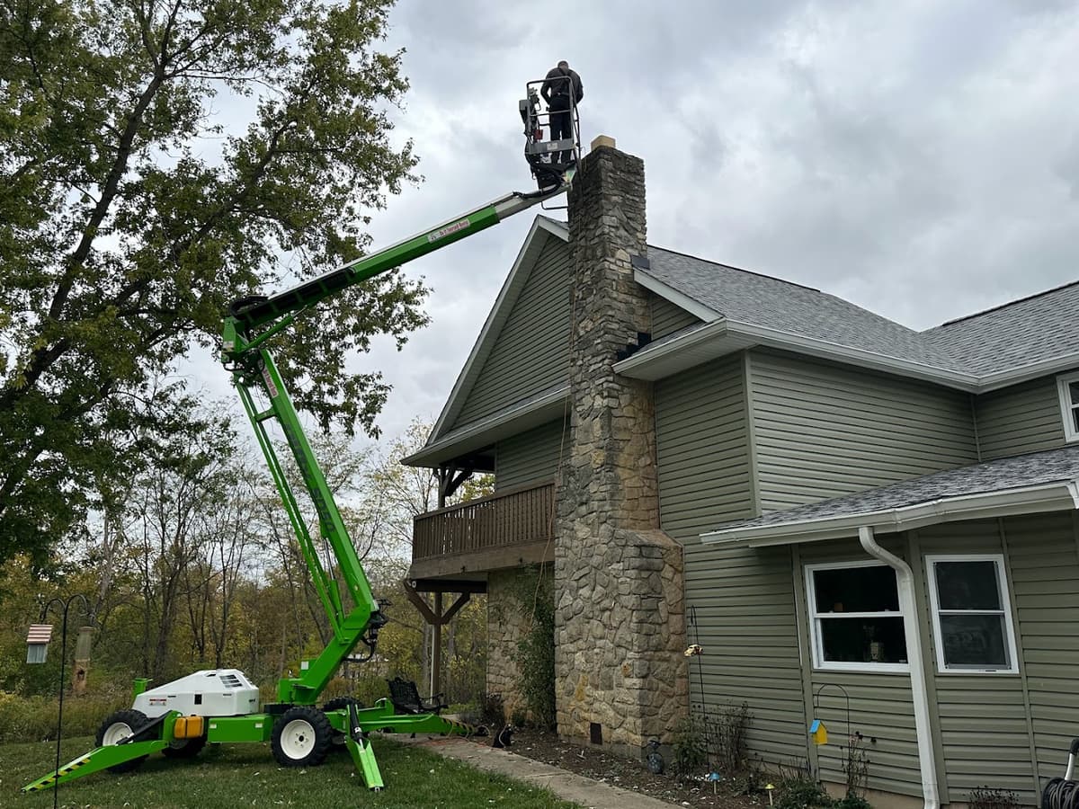 Clean Sweep Chimney Service LLC chimney services work photo 5 - Professional chimney cleaning and repair in Dayton, Ohio